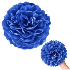 pompon-bibulowy-granatowy-navy-blue-25-cm-dekoracja-dekoracyjny-kula-5-szt