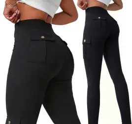 legginsy-damskie-czarne-cargo-wysoki-stan-kieszenie-leginsy-m-38-dlugie-spodnie-z-poliestru-klasyczny-fason