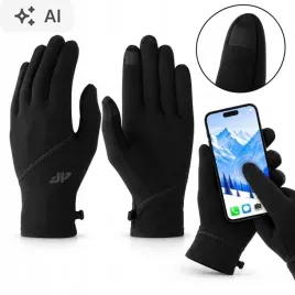 rekawiczki-4f-aglou044-touch-screen-uniseks-cieple-zimowe-xl-czarne-pieciopalczaste-do-obslugi-smartfona-na-co-dzien-krotkie-rozmiar-xl-unisex