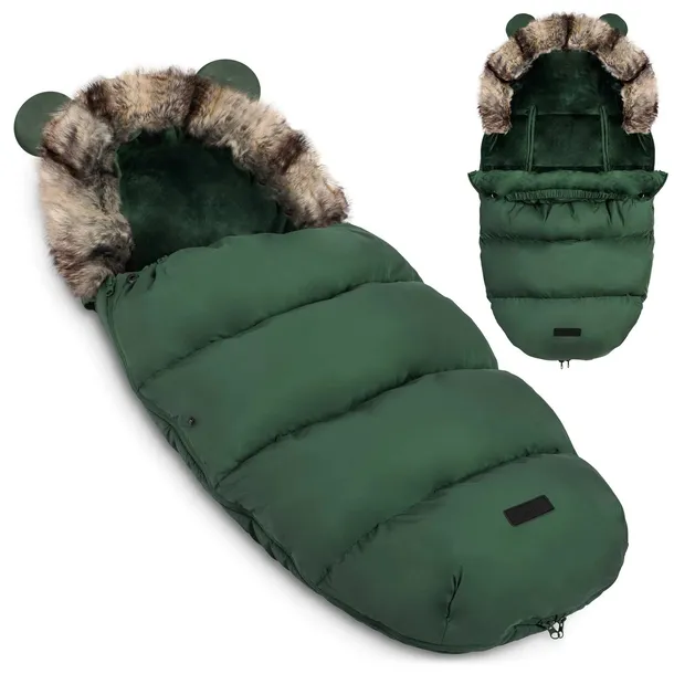 Śpiworek do wózka, sanek, gondoli, fotelika Elmi Ricokids - khaki