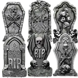 dekoracja-nagrobek-czaszka-rip-na-halloween-straszna-dekoracja-ogrodu-6szt-plastikowe-plyty-nagrobne-z-czaszka-stojace-ozdoby-na-cmentarz-50-cm