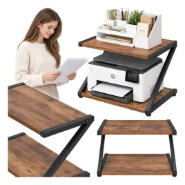 polka-pod-drukarke-regal-kuchenny-polka-na-biurko-dwupoziomowa-drewniana
