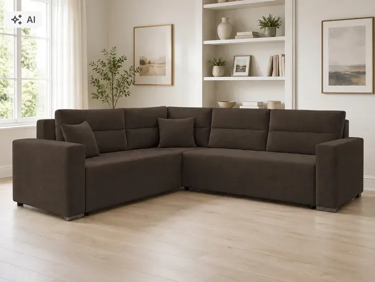 NAROŻNIK L Z FUNKCJĄ SPANIA ROGÓWKA LUNO, POJEMNIK KUPUJESZ U PRODUCENTA!