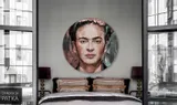 okragly-obraz-na-plotnie-80cm-frida-kahlo-3