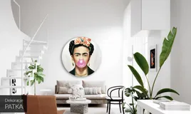 okragly-obraz-na-plotnie-80cm-frida-kahlo-4