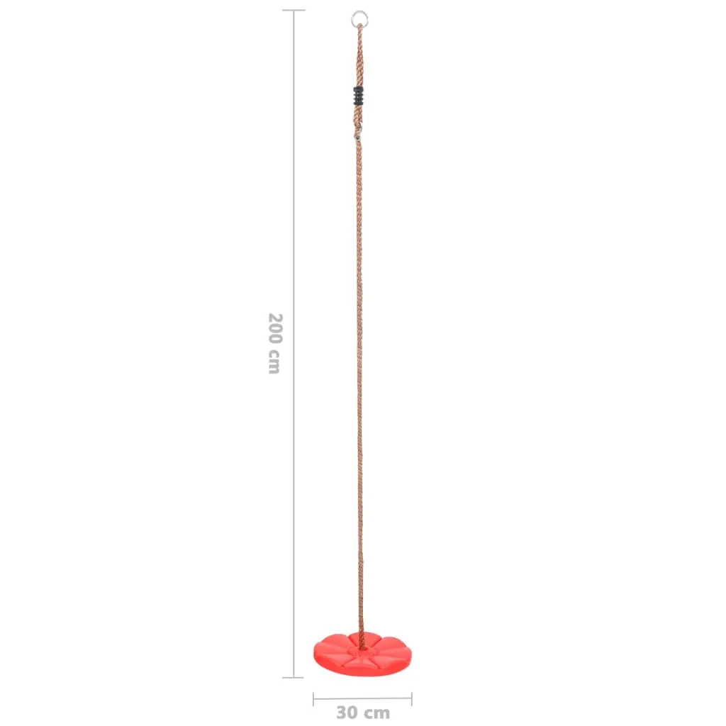 hustawka-dysk-200-cm-czerwona-stan-nowy