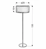 solo-lampa-podlogowa-3x40w-e14-chrom-stan-nowy