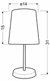 gala-lampka-1x40w-e14-fuksja-stan-nowy
