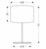 arkas-lampka-1x60w-e27-stan-nowy