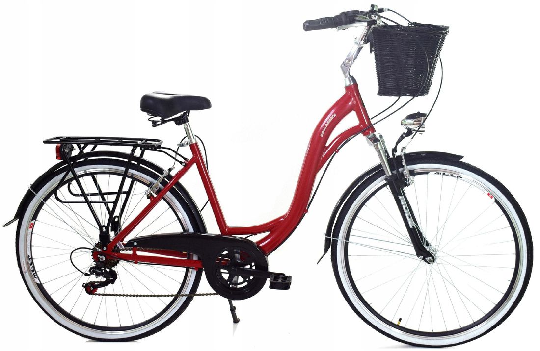 Rower miejski damski DALLAS 28 ALUMINIOWY biegi ERLI.pl