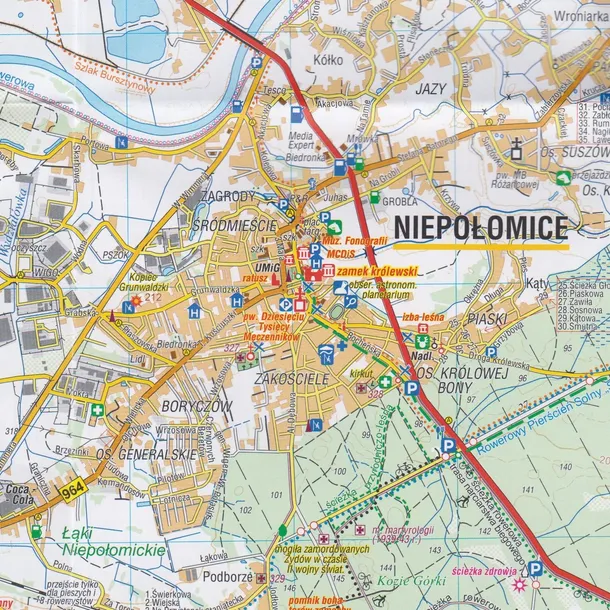 puszcza-niepolomicka-mapa-compass-2021-wydawnictwo-wydawnictwo-compass