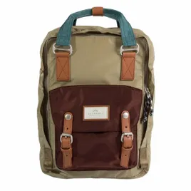 plecak-codzienny-doughnut-macaroon-glossy-blocking-series-beige-maroon