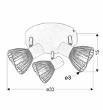 fly-plafon-3x40w-e14-bialy-chrom-stan-nowy