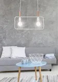 frame-zwis-2x60w-e27-bialy-stan-nowy