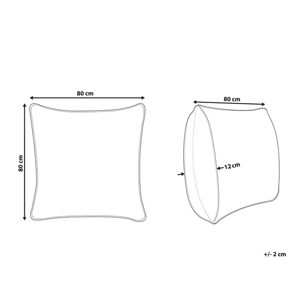 poduszka-bawelniana-80-x-80-cm-diran-stan-nowy-kolor-bialy