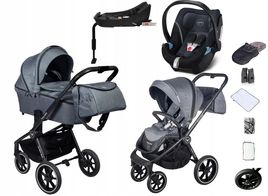 Zdjęcie produktu MUUVO wózek 4w1 QUICK 2.0 ATON CYBEX+BAZA Graphite
