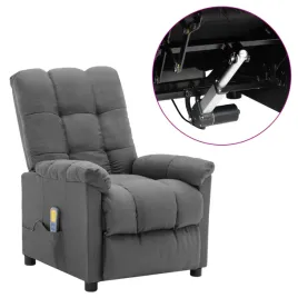 elektryczny-fotel-masujacy-jasnoszary-tkanina