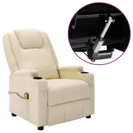 elektryczny-fotel-masujacy-kremowy-obity-sztuczna-skora