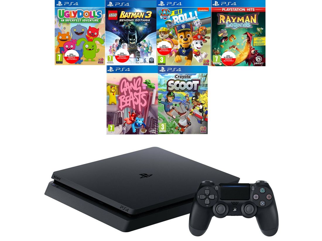 PlayStation4 - PS4(500GB) PS4コントローラー Konsola Sony PlayStation 4 500 GB czarny - Sklep, Opinie