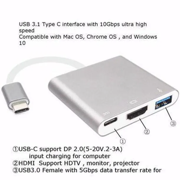 przejsciowka-adapter-usb-c-3-1-silver-stan-nowy