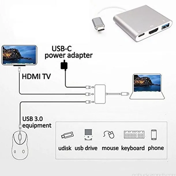 przejsciowka-adapter-usb-c-3-1-silver-stan-nowy