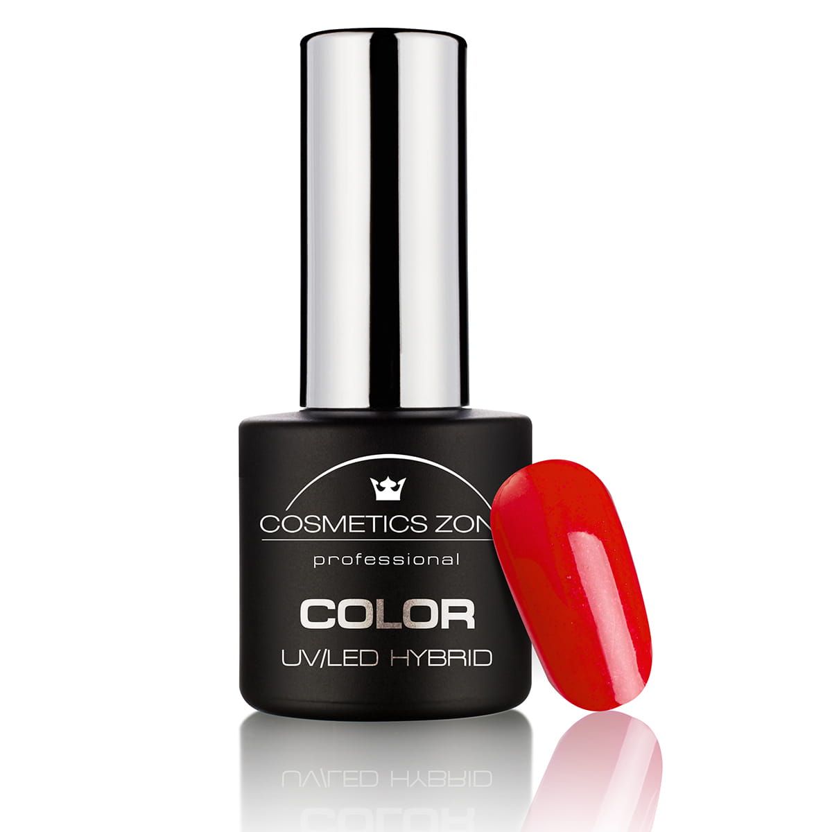 Promocja ﻿Cosmetics Zone Lakier hybrydowy czerwony z drobinkami 7ml – Glitter Red 101 wyprzedaż przecena