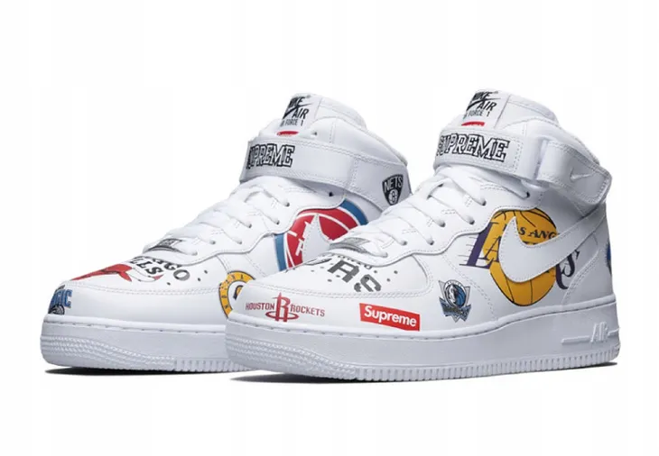 BUTY NIKE Air Force 1 MID 07 Supreme AQ8017-100 R 44