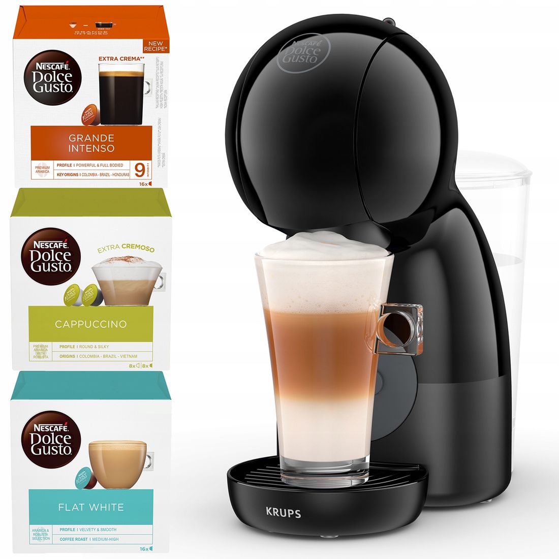 Ekspres Krups Dolce Gusto Piccolo XS KP1A3B + Kawa ERLI.pl