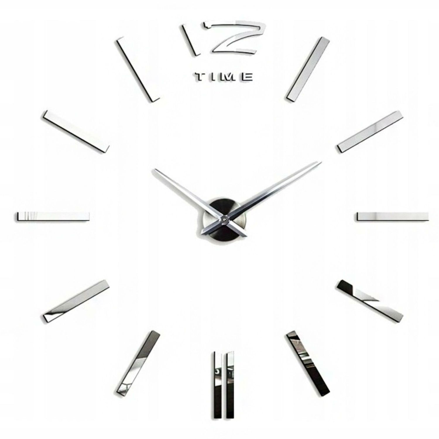 Promocja Nowoczesny Zegar Ścienny 3d Naklejany Diy 70-130cm wyprzedaż przecena