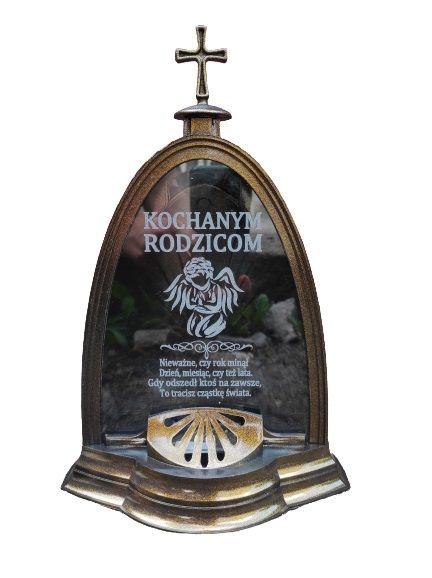 Promocja Znicz Led Kochanym Rodzicom Grawer Duży Złota wyprzedaż przecena