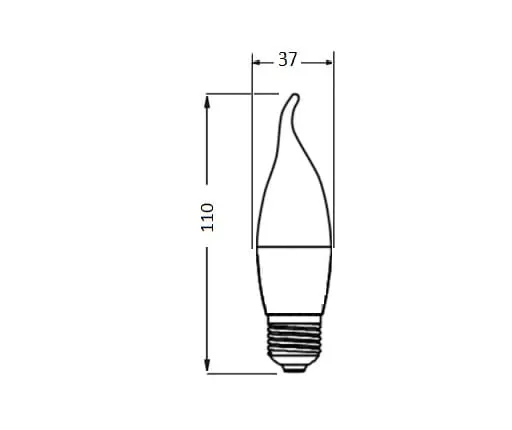 zarowka-plomyk-led-e27-4w40w-ciepla-stan-nowy