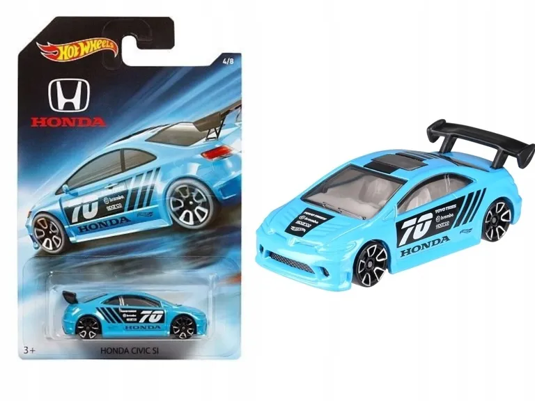 ミニカー Hot Wheels Honda Civic IDE 00670/01500 Hot Wheels zestaw 5 aut Fast & Furious Honda Civic, Acura