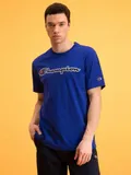 t-shirt-satin-logo-script-blue