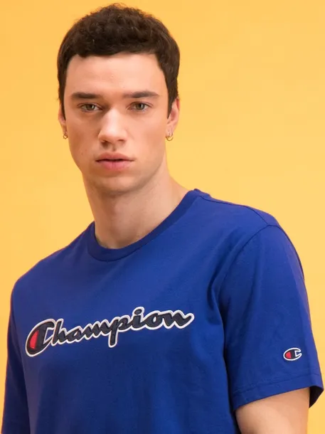 t-shirt-satin-logo-script-blue-rozmiar-m