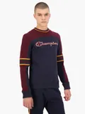 bluza-colorblock-burgundy-navy