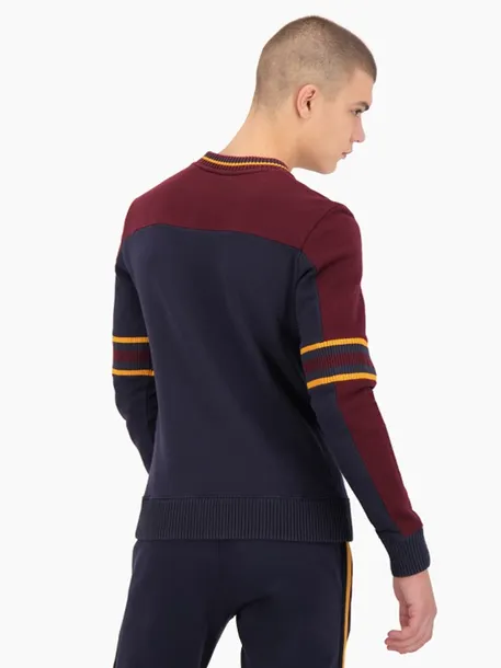 bluza-colorblock-burgundy-navy-stan-nowy