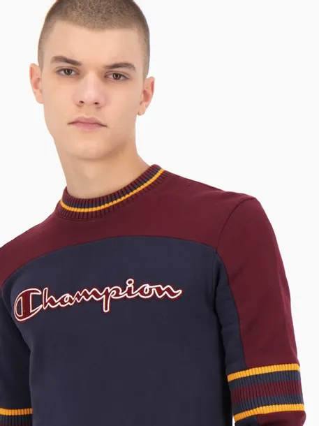 bluza-colorblock-burgundy-navy-marka-inna