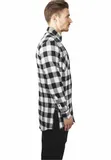 side-zip-long-checked-flanell-black-white-kolor-inny-kolor
