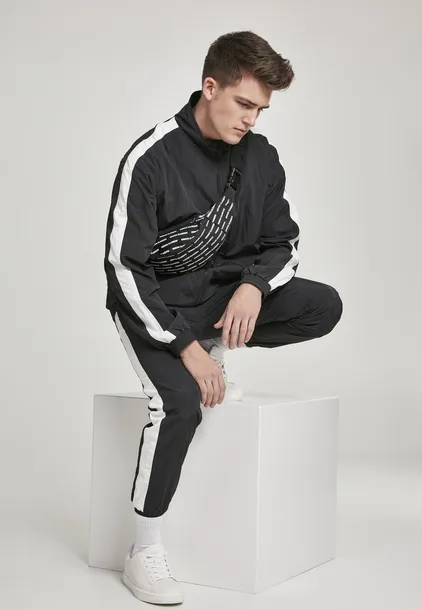 striped-sleeve-crinkle-black-white-kolor-inny-kolor