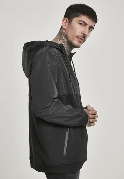 military-half-zip-black-rozmiar-m