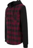 hooded-checked-flanell-burgundy-rozmiar-xxl