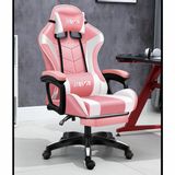 fotel-gamingowy-pro-gracza-obrotowy-rozowy-masaz-gratis-stan-nowy-waga-z-opakowaniem-16-kg
