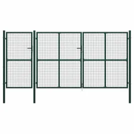 brama-ogrodzeniowa-stalowa-400x200-cm-zielona