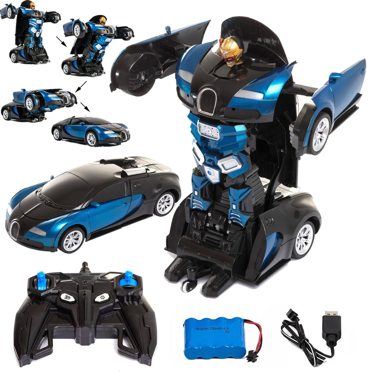 Promocja Auto Robot Transformer 2w1 Zdalnie Sterowany wyprzedaż przecena