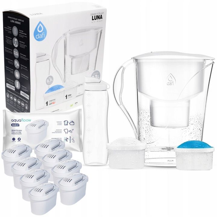 Promocja Dzbanek Filtrujący + 10 Filtr Do Brita Maxtra Dafi wyprzedaż przecena