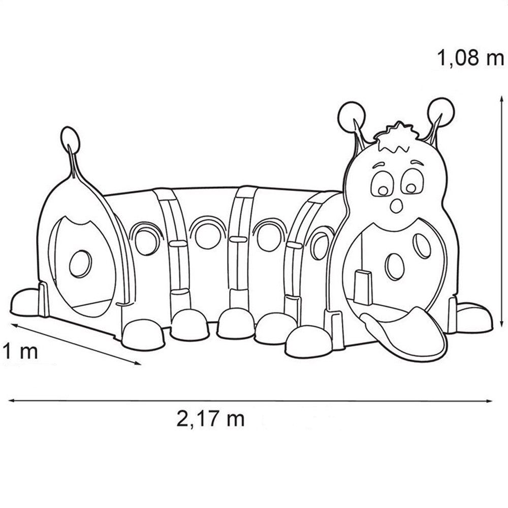 feber-tunel-dla-dzieci-gasienica-178-cm-modulowy-plac-zabaw-stan-nowy