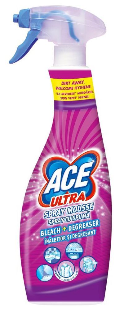 Ace Ultra Pianka Odplamiacz Spray 700ml Fresh Różowa Procter Gamble..