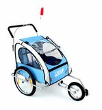 przyczepka-rowerowa-2-osobowa-jogger-led-amortyzowana-stan-nowy