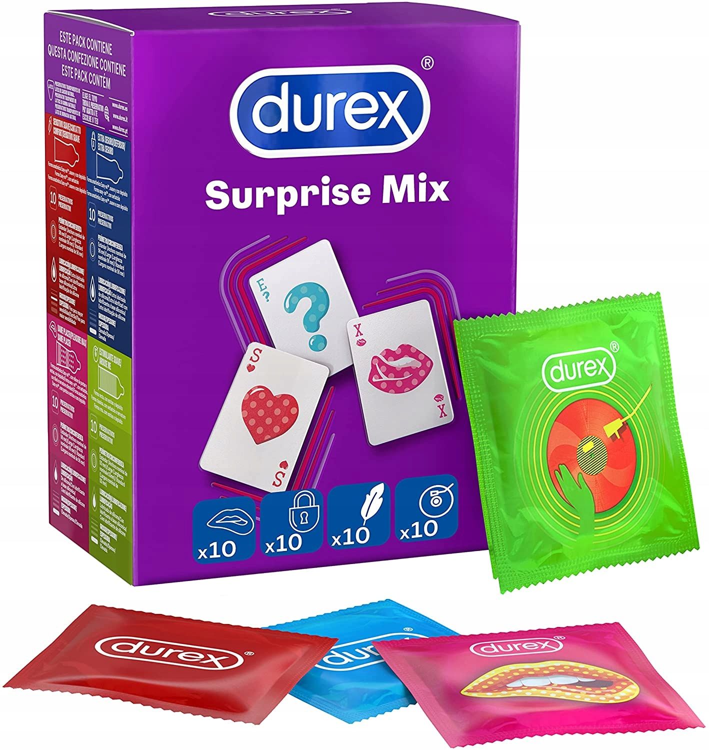 Promocja Durex Surprise Mix 40 prezerwatywy wyprzedaż przecena