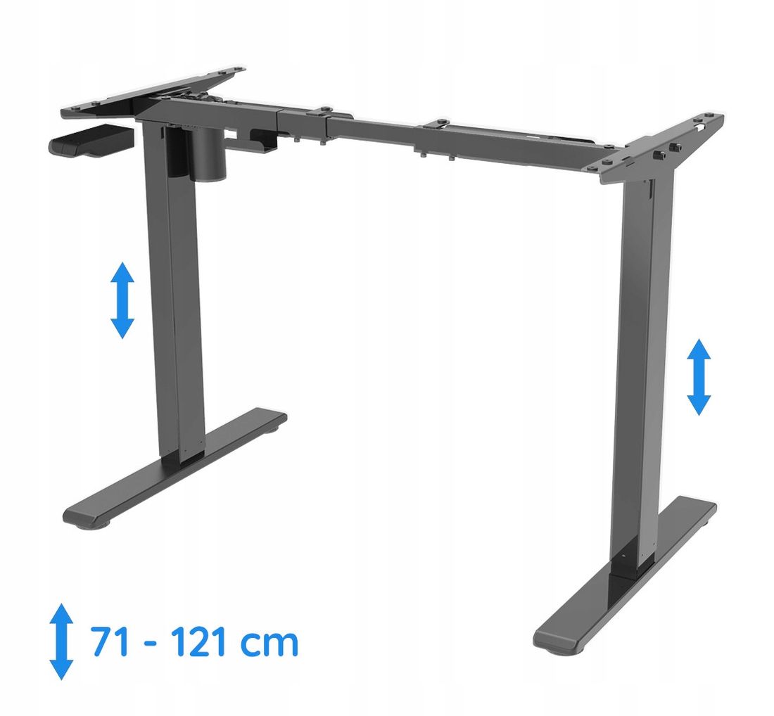 Elektryczny Stela Podstawa Do Biurka Podnoszony Nogi Szary Spe Ag